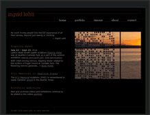 Tablet Screenshot of ingridlahti.com